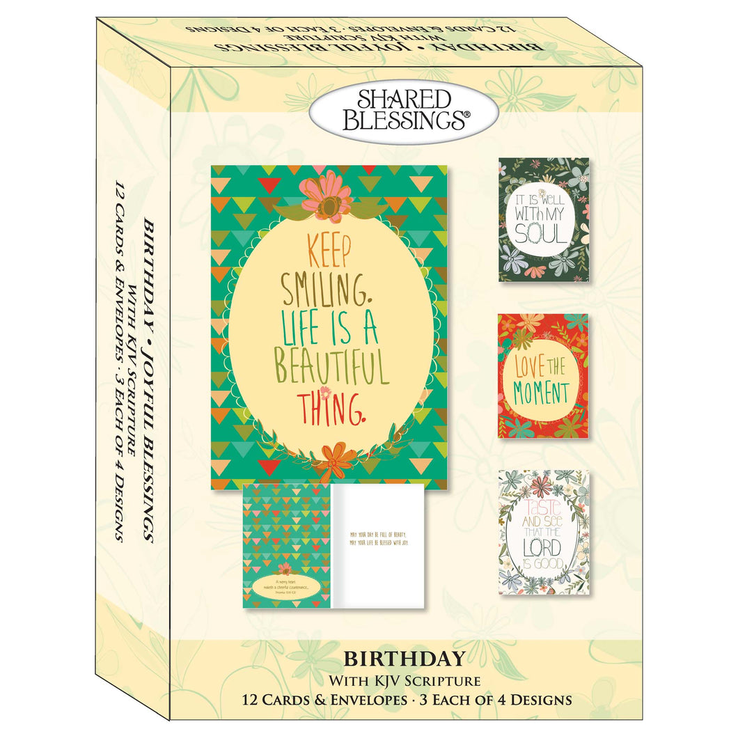 S22812 - JOYFUL BLESSINGS - BIRTHDAY - KJV