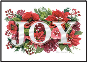 S82364 - JOY POINSETTIAS - NON SCRIPTURE