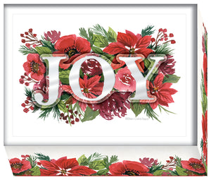 S82364 - JOY POINSETTIAS - NON SCRIPTURE