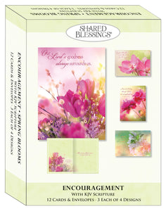 S22628 - SPRING BLOSSOMS - ENCOURAGEMENT - KJV