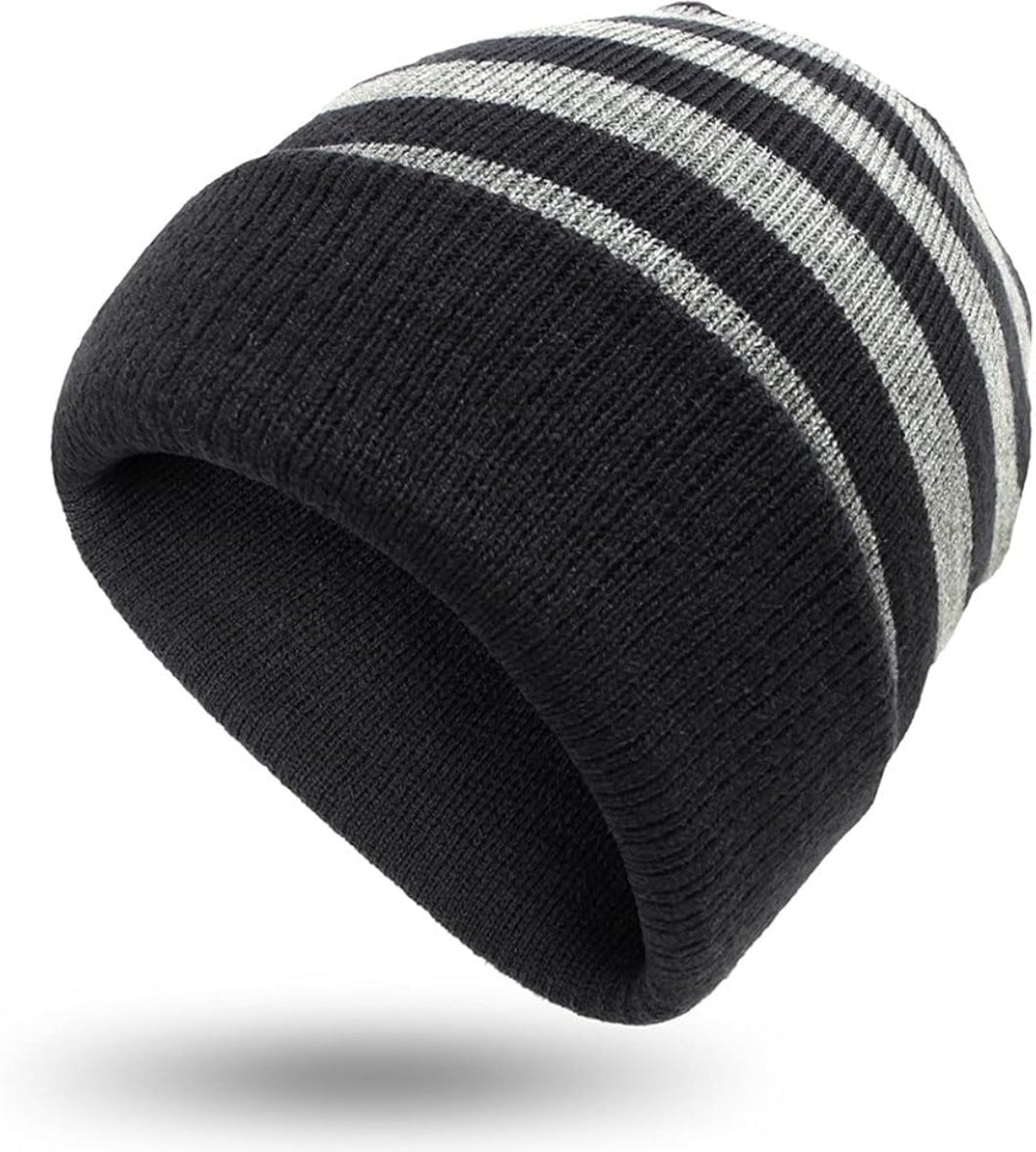 79588 - Sherpa Lined Winter Hat - Striped