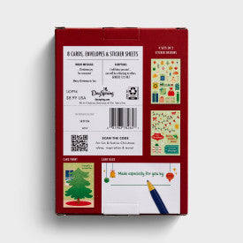 U0994 CHRISTMAS TREE STICKER CARD