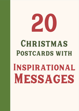 Load image into Gallery viewer, U1002 - TRADITIONAL CHRISTMAS POSTCARD BOOK