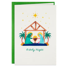 Load image into Gallery viewer, U1196 CHRISTMAS O HOLY NIGHT NATIVITY VIDEO GREETINGS