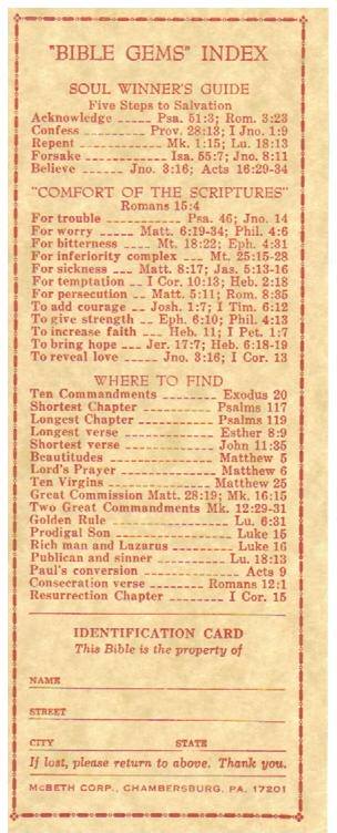 60018 BIBLE GEMS INDEX CARD (3
