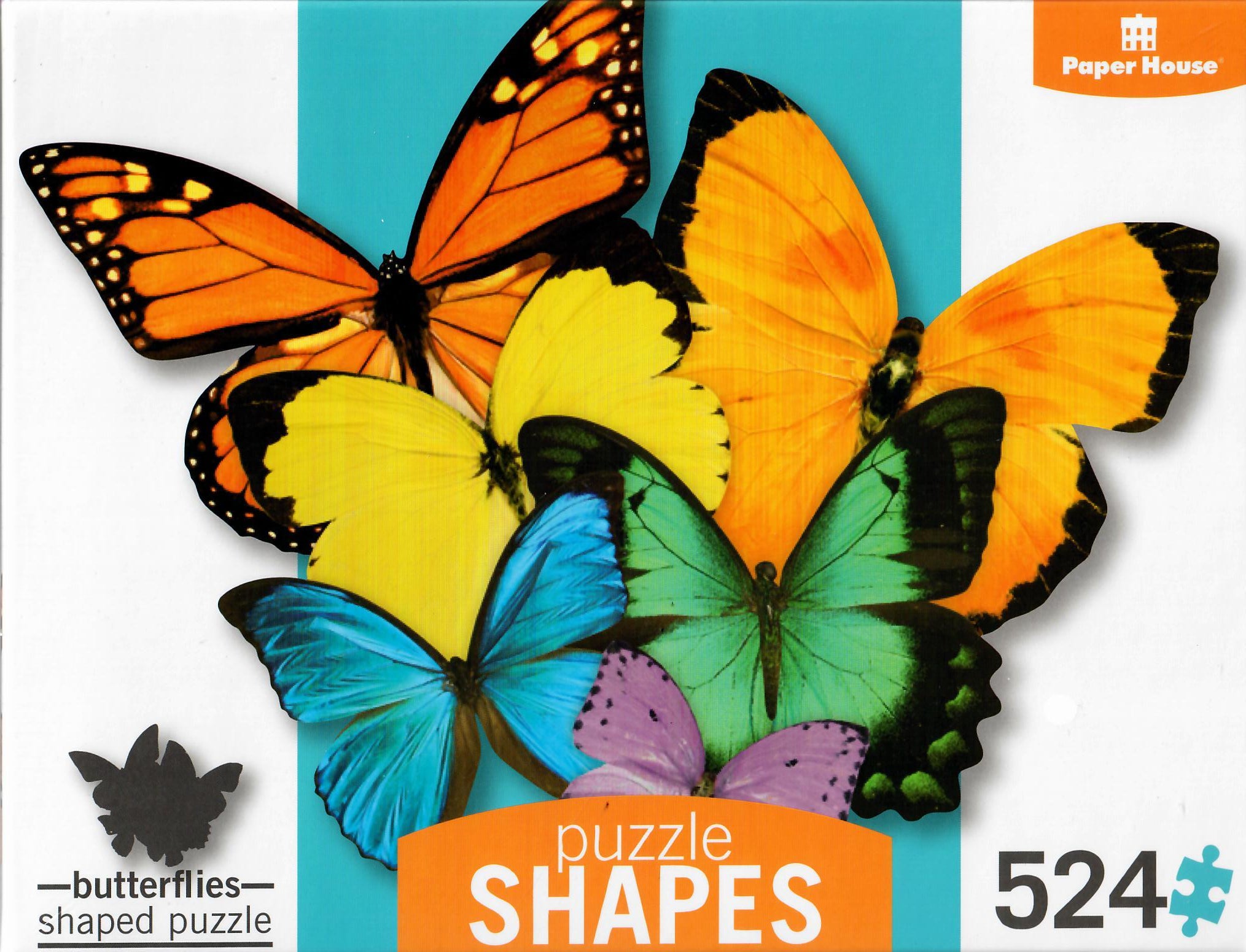 0053 - BUTTERFLY CLUSTER - 524 Piece Puzzle – McBeth Corporation