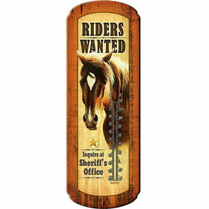 12920 - THERMOMETER - HORSE RIDERS WANTED