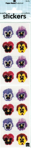 2010E - STICKER - PANSIES