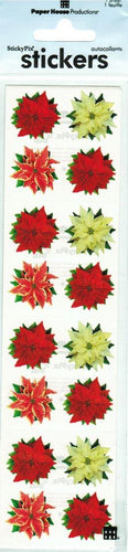 2115E - STICKER - MINI POINTSETTIAS