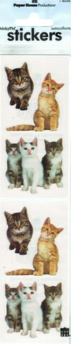 2124E - STICKER - PLAYFUL KITTENS