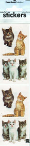 2124E - STICKER - PLAYFUL KITTENS