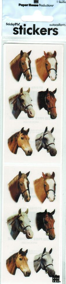 2163E - STICKER - HORSES