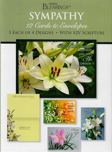 S22185 - SYMPATHY - LILIES - KJV