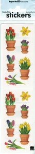 2234E - STICKER - SPRING POTTED FLOWER