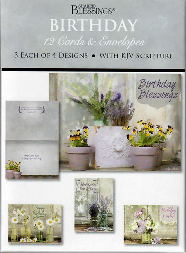 S22357 - BIRTHDAY - FLORAL CELEBRATION - KJV