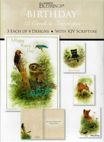 S22362 - BIRTHDAY - WEE WILDLIFE - KJV