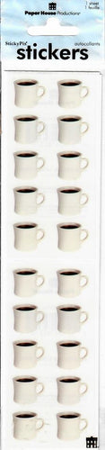 2314E - STICKER - COFFEE CUPS
