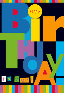 F23902 - Typographic Birthday - Value Box - Birthday