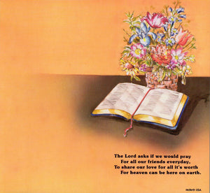 52722 - BIBLE/FLOWERS