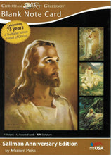 Load image into Gallery viewer, G3166 BLANK HEAD OF CHRIST 75TH ANNIVERSARY - KJV