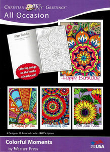 G3176 - ALL OCCASION - COLORING CARD - KJV