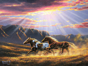 40131 - CUTTING BOARD - WILD HORSES (1)
