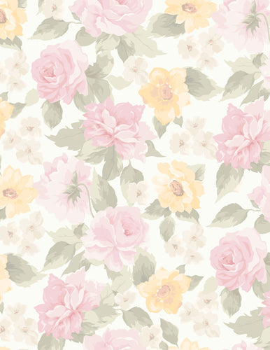 41015 - KEN'S KREATIONS DESIGNER PAPER FLOWER WALLPAPER 8.5