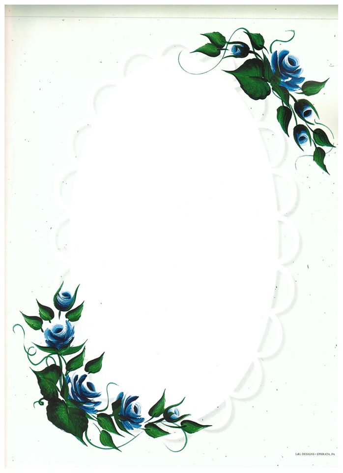 54993 - PAGE CREATOR BLUE ROSE FRAME – McBeth Corp.