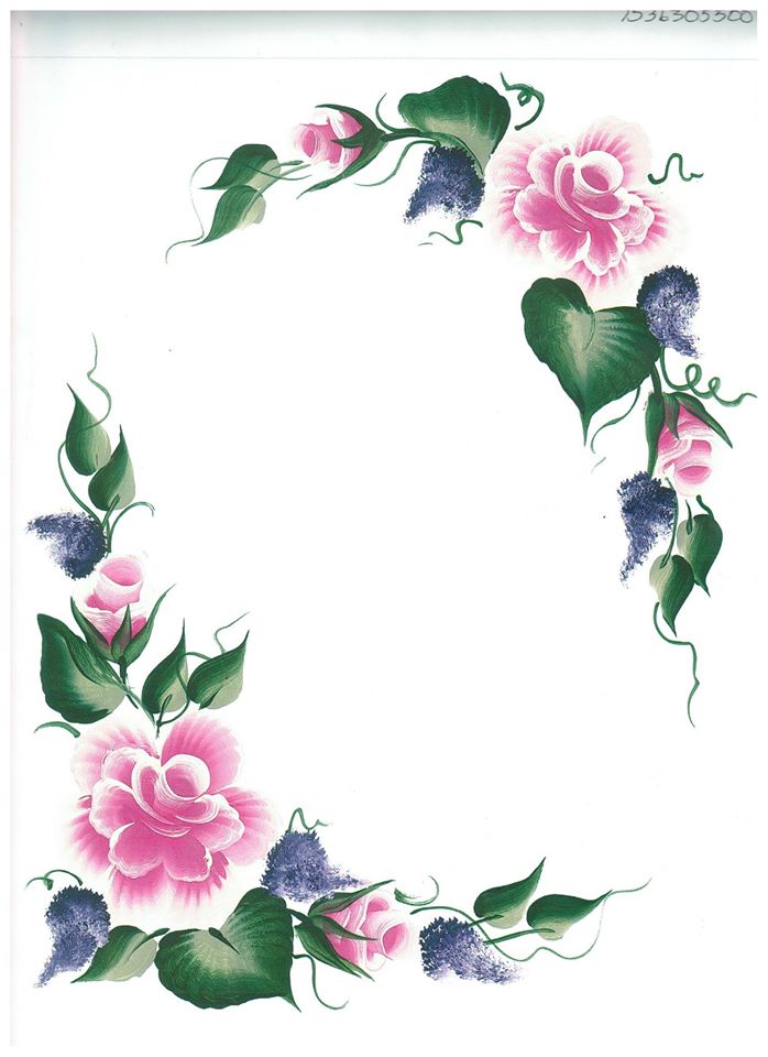 55007 - PAGE CREATOR PINK ROSE BORDER – McBeth Corporation