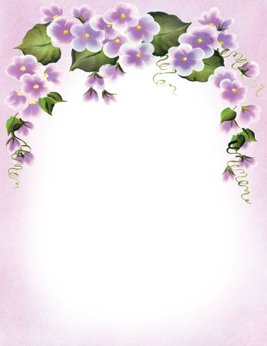 40783 - DESIGNER PAPER - PANSY DELIGHT