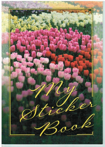 60150 -  COLLECTORS STICKER BOOK - TULIPS