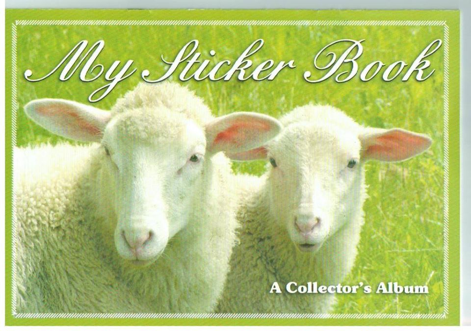 60154 - COLLECTORS STICKER BOOK - SHEEP