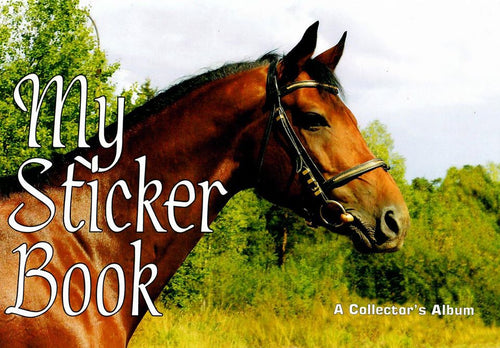 60169 - COLLECTORS STICKER BOOK - HORSE