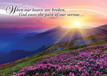 Load image into Gallery viewer, G3283 -  WARNER PRESS Sunsets In Glory - Sympathy 12 Cards W/NIV Scripture