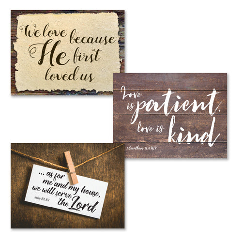 70528 - CUTTING BOARD - CHRISTIAN (3) ASSORTED