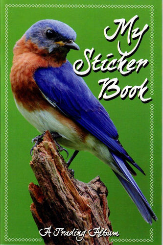 60175 - TRADING STICKER BOOK - BLUE BIRD