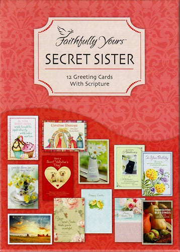 F77030 -  VALUE BOX - SECRET SISTER - NIV,  KJV