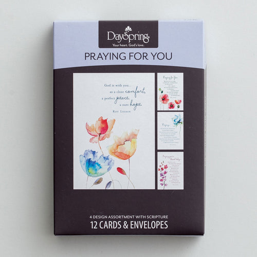 J77546 - PRAYING FOR YOU  - WATERCOLOR PRAYER - KJV