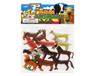 77850 - 12 PCS FARM ANIMAL PLAYSET