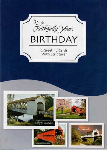 F77892 - BIRTHDAY - COVERED BRIDGES - KJV