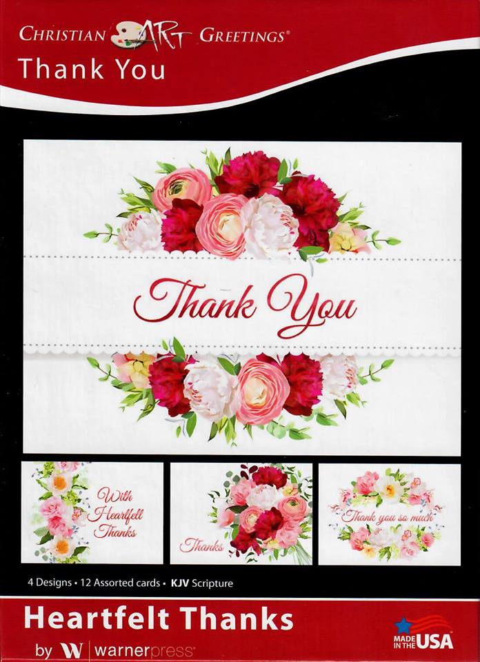 G8148 - THANK YOU - HEARTFELT THANKS - KJV – McBeth Corporation