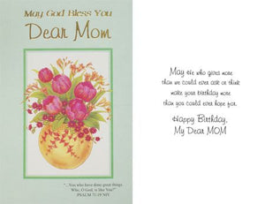 FFG010 - 12 PK COUNTER CARDS - MOM BIRTHDAY - KJV