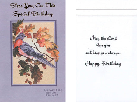 FFG037 - 12 PK COUNTER CARD - GENERAL BIRTHDAY - KJV