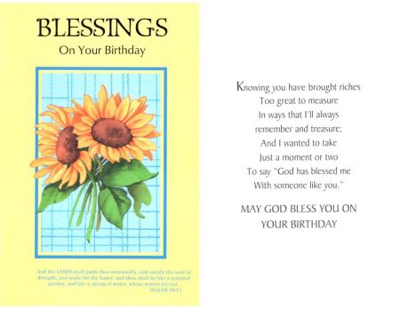 FFG042 - 12 PK COUNTER CARD - GENERAL BIRTHDAY - KJV