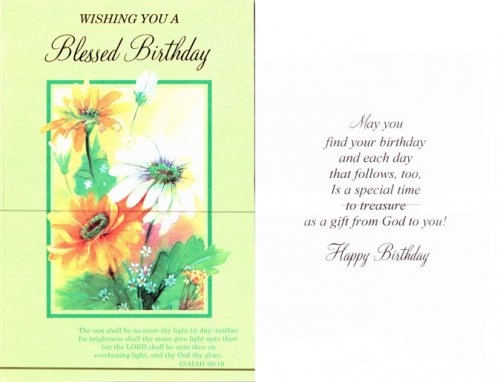 FFG045 - 12 PK COUNTER CARDS - GENERAL BIRTHDAY - KJV