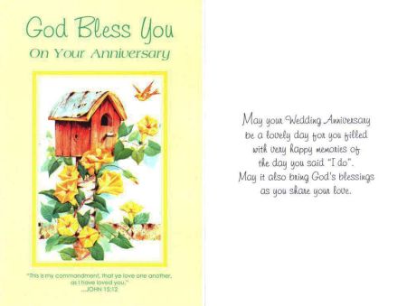 FFG058 - 12 PK COUNTER CARDS - ANNIVERSARY - KJV