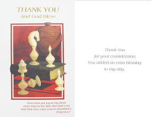 FFG078 - 12 PK COUNTER CARDS - THANK YOU - KJV
