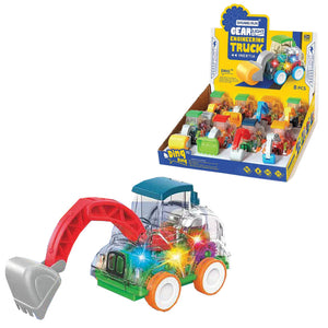 03631 - 5" GEAR CONSTRUCTION TRUCK W/LIGHT AND SOUND