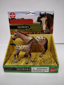 49581 - 2 PC. ANIMAL CLASSIC HORSE SET