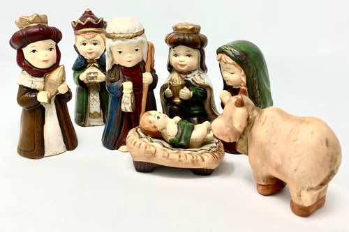 7108 - 7 PIECE NATIVITY SCENE